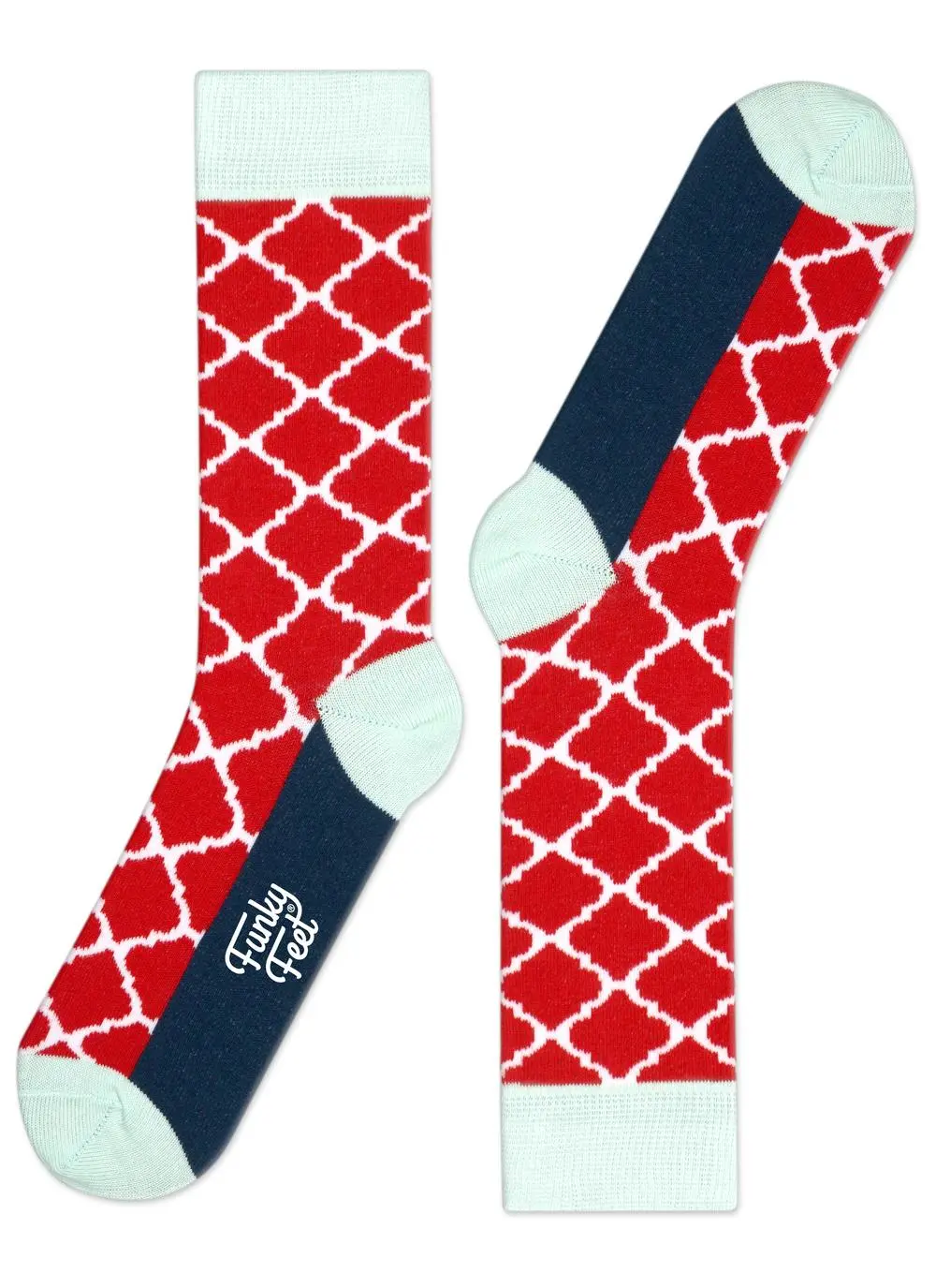 Funky Feet 3 Pack Morocco Pattern Socks