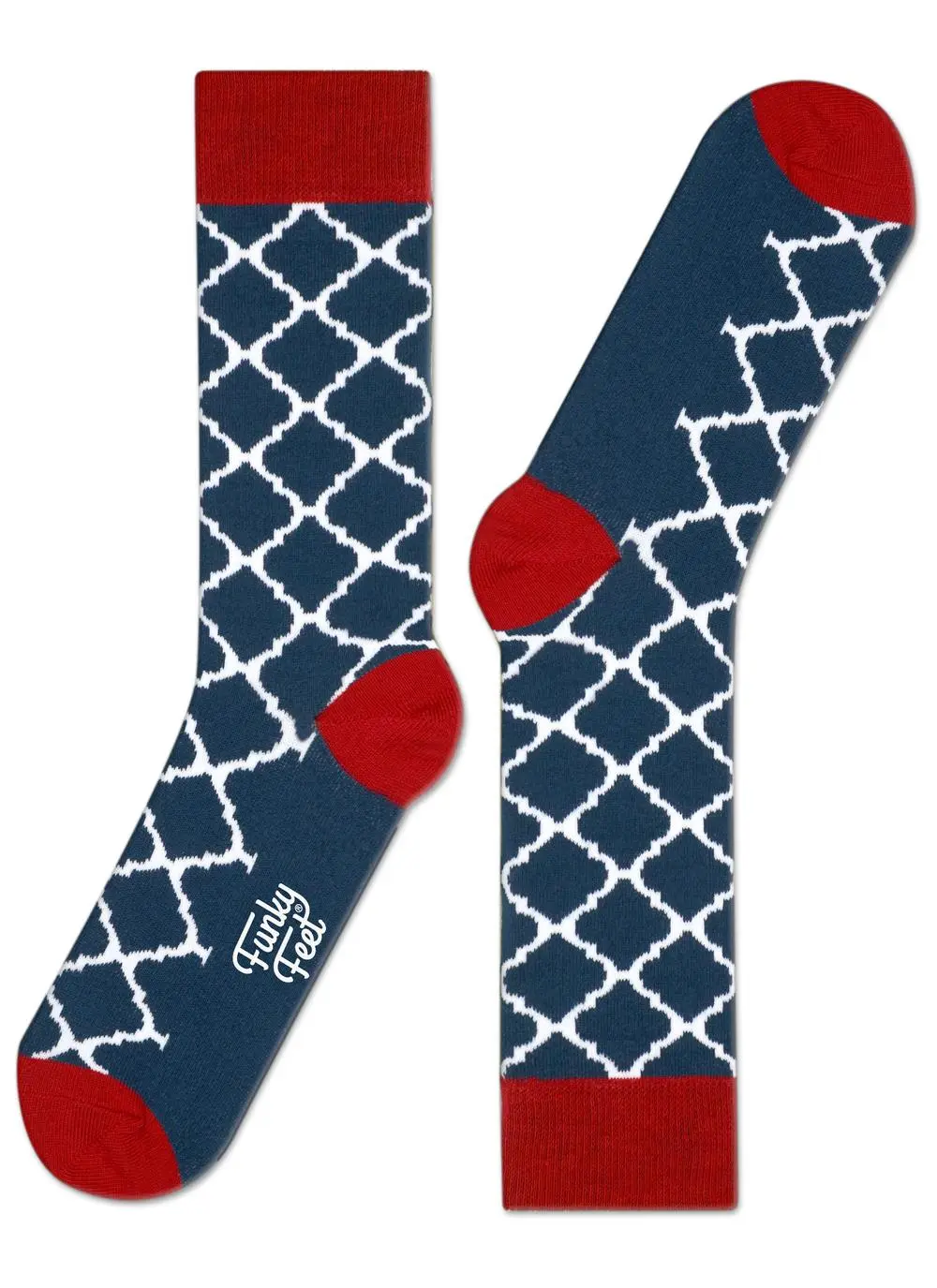 Funky Feet 3 Pack Morocco Pattern Socks