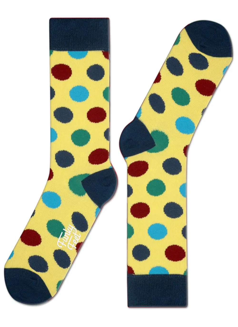 Funky Feet 3 Pack Polka Dot Socks