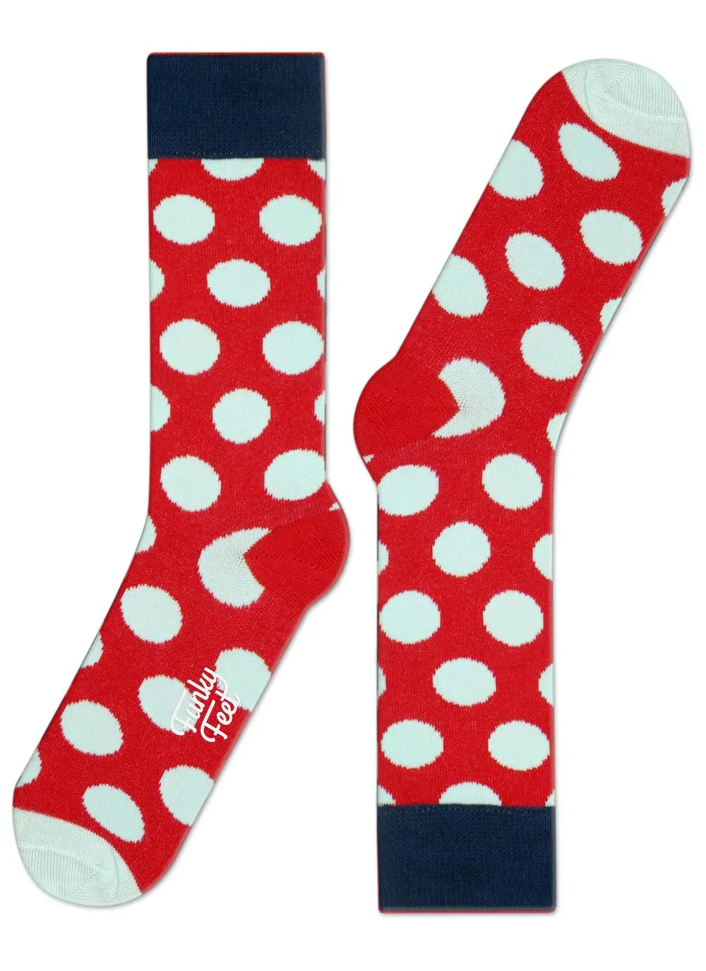 Funky Feet 3 Pack Polka Dot Socks