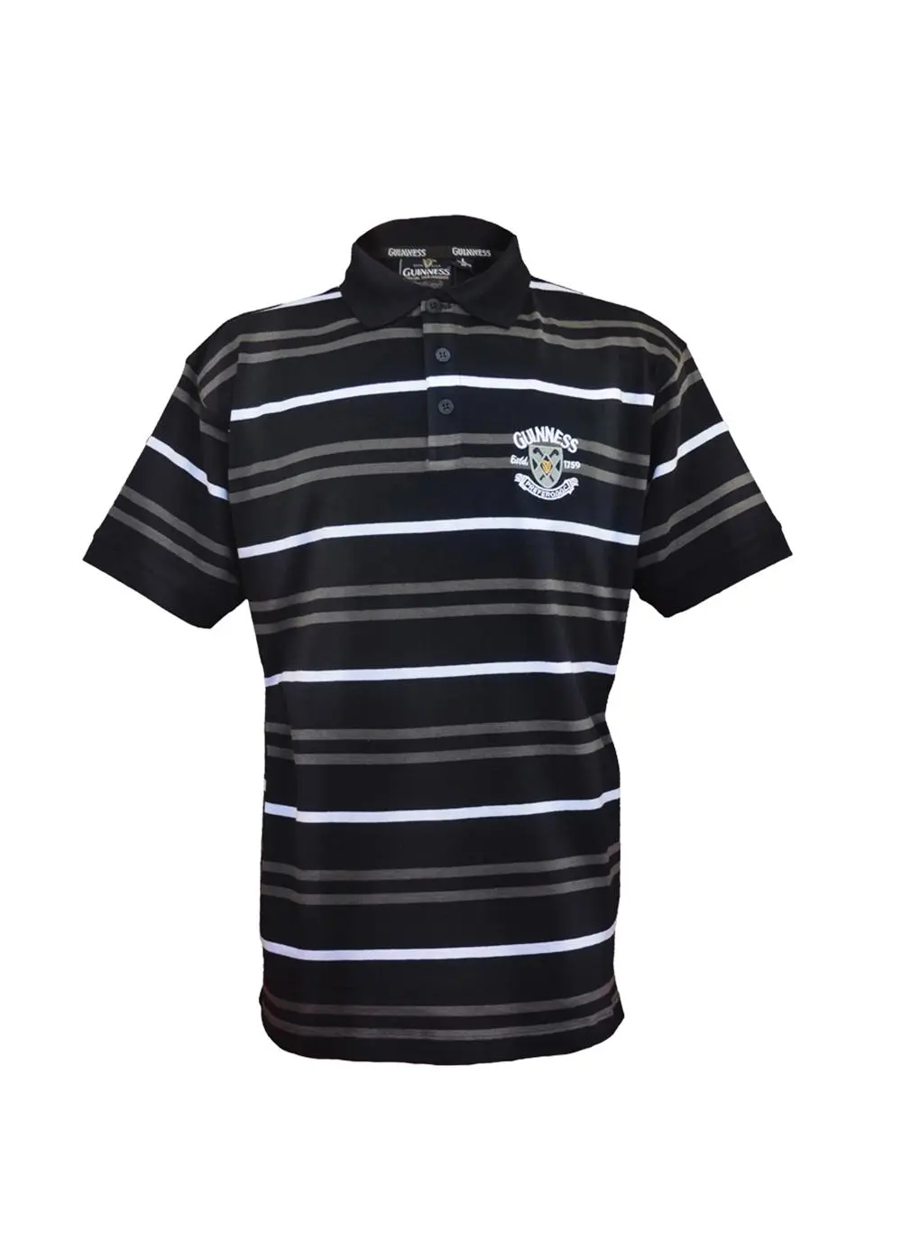 Guinness Striped Polo Shirt