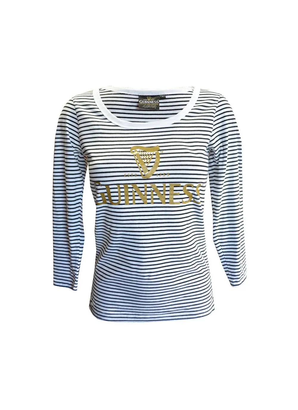 Striped Ladies Guinness Long Sleeve T-Shirt