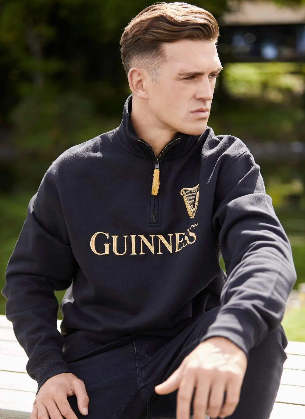 Guinness Quarter Zip Sweatshirt