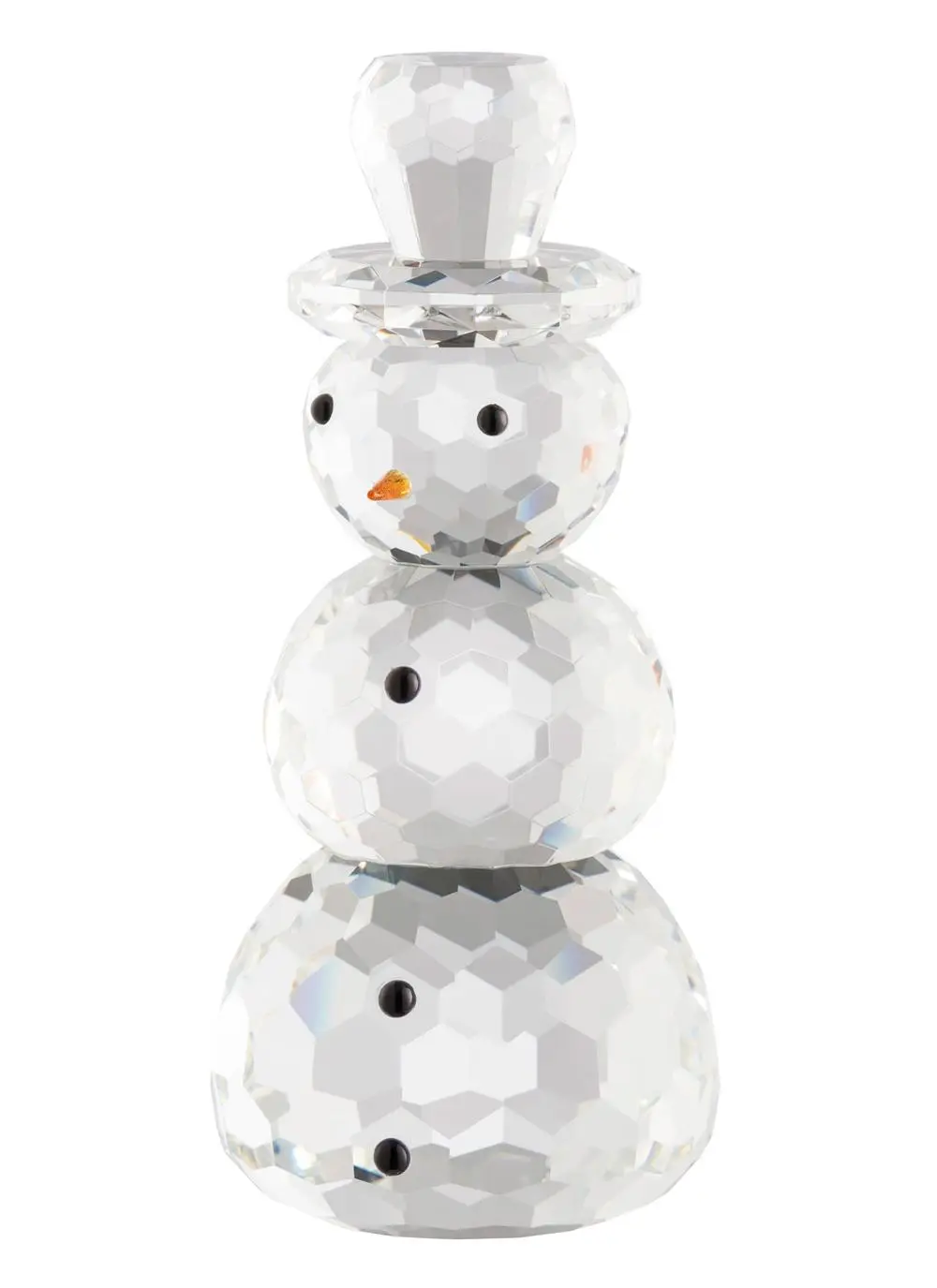 Galway Crystal Large Snowman Ornament