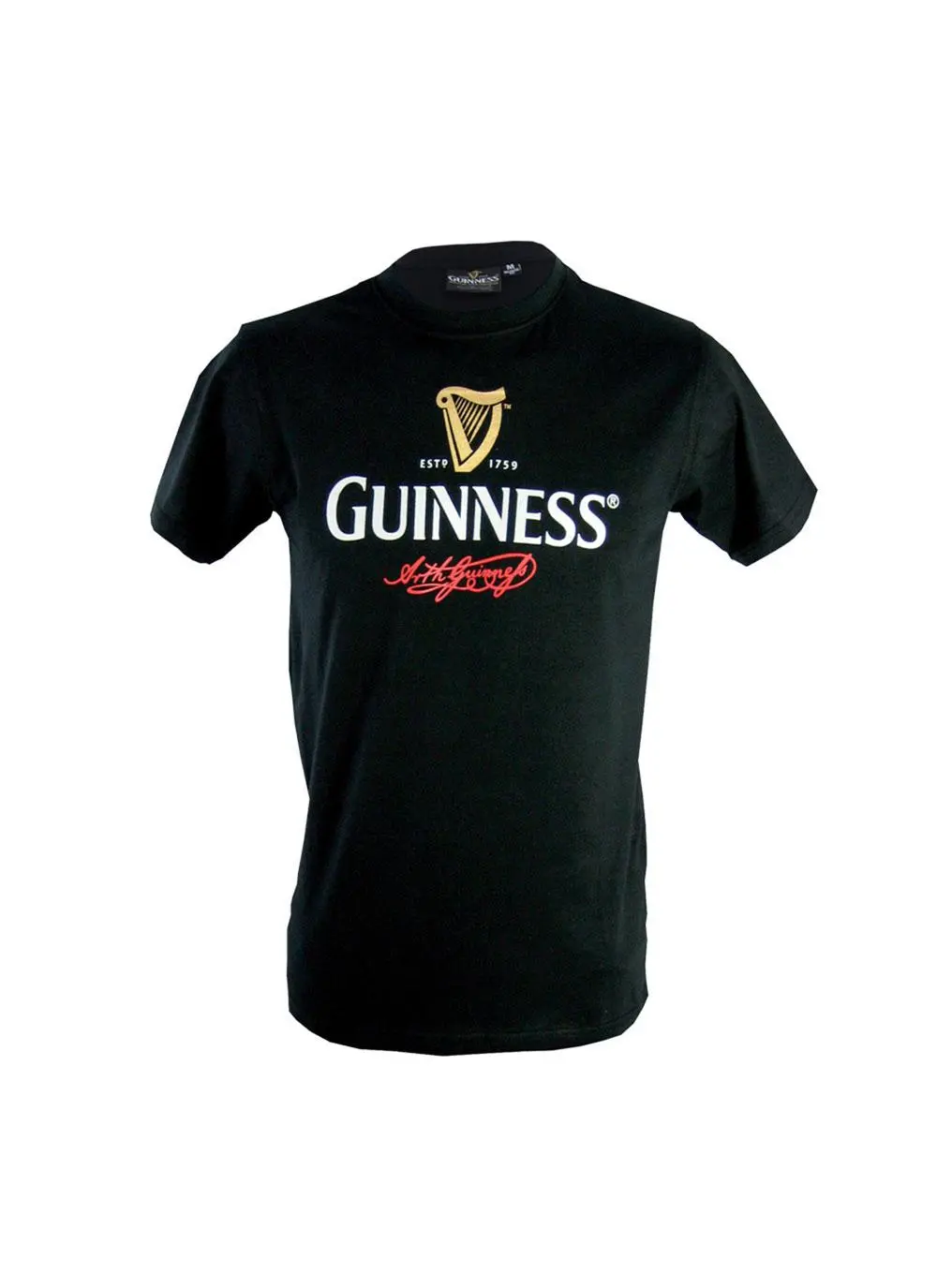 Mens Black Guinness Signature T-Shirt