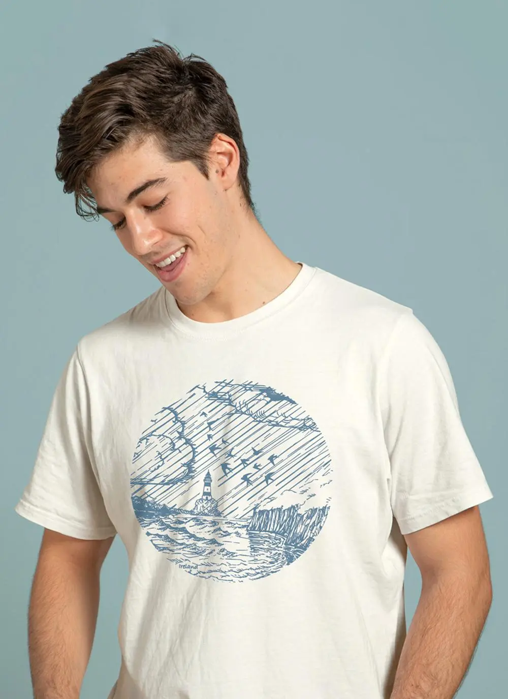 Unisex Lighthouse Graphic Sustainable T-Shirt 