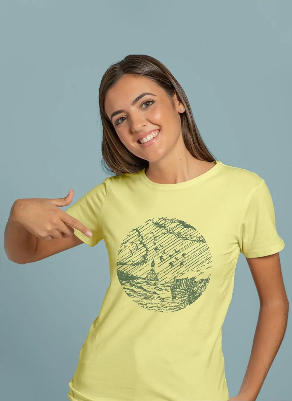 Unisex Lighthouse Graphic Sustainable T-Shirt 