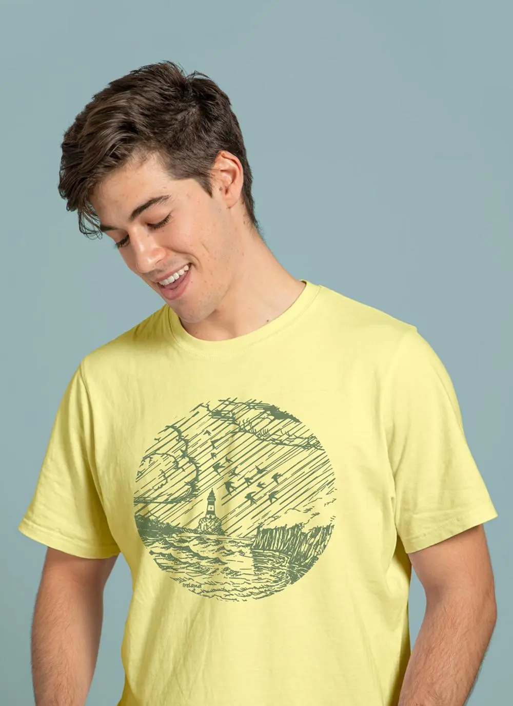Unisex Lighthouse Graphic Sustainable T-Shirt 