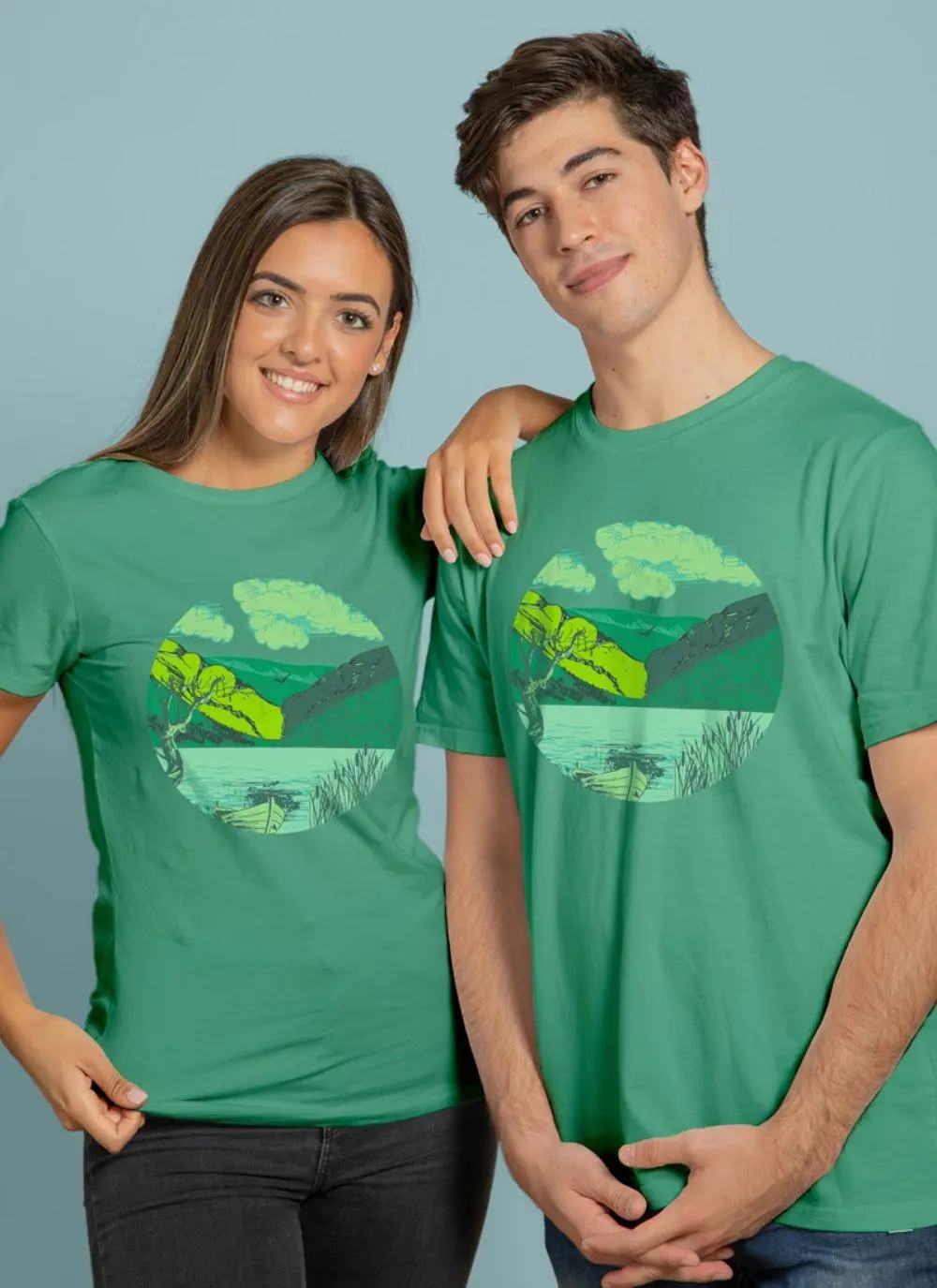  Unisex Mountain Graphic Sustainable T-Shirt