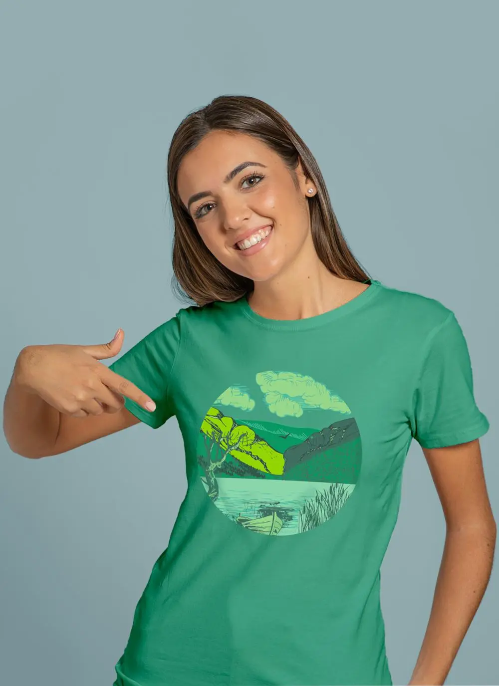  Unisex Mountain Graphic Sustainable T-Shirt