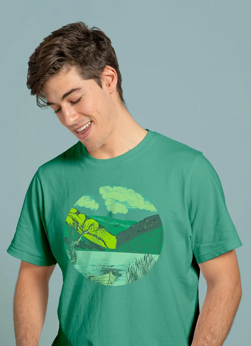  Unisex Mountain Graphic Sustainable T-Shirt