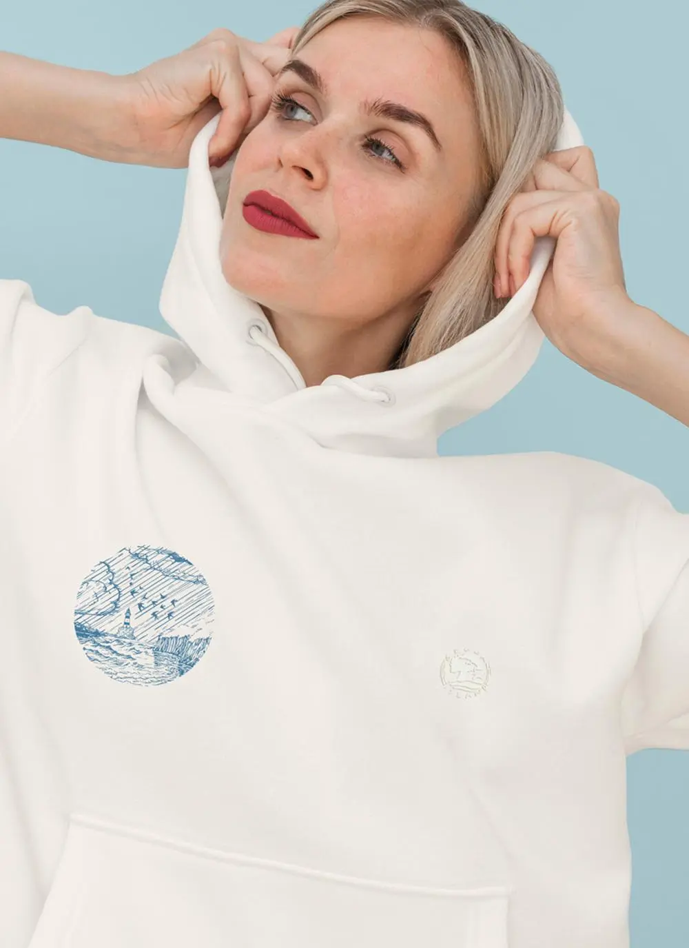 Unisex Lighthouse Graphic Sustainable Hoodie