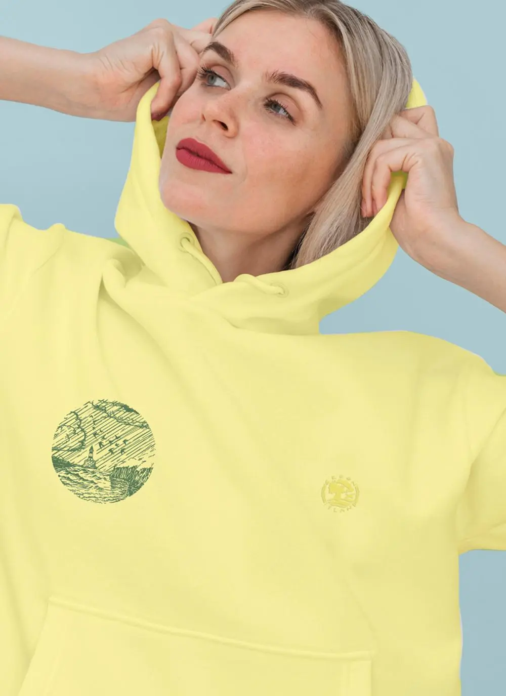 Unisex Lighthouse Graphic Sustainable Hoodie