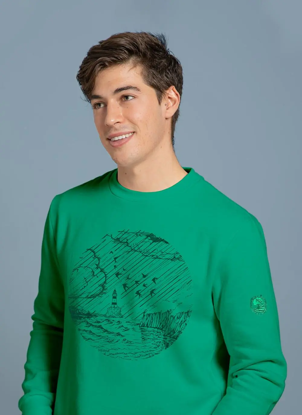 Unisex Lighthouse Graphic Sustainable Sweatshirt