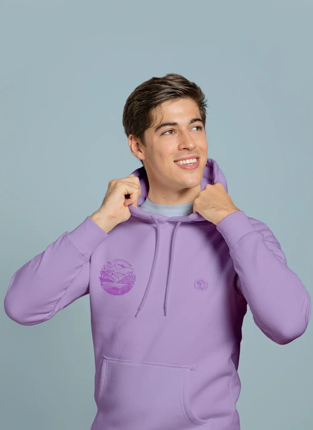 Unisex Mountain Graphic Sustainable Hoodie