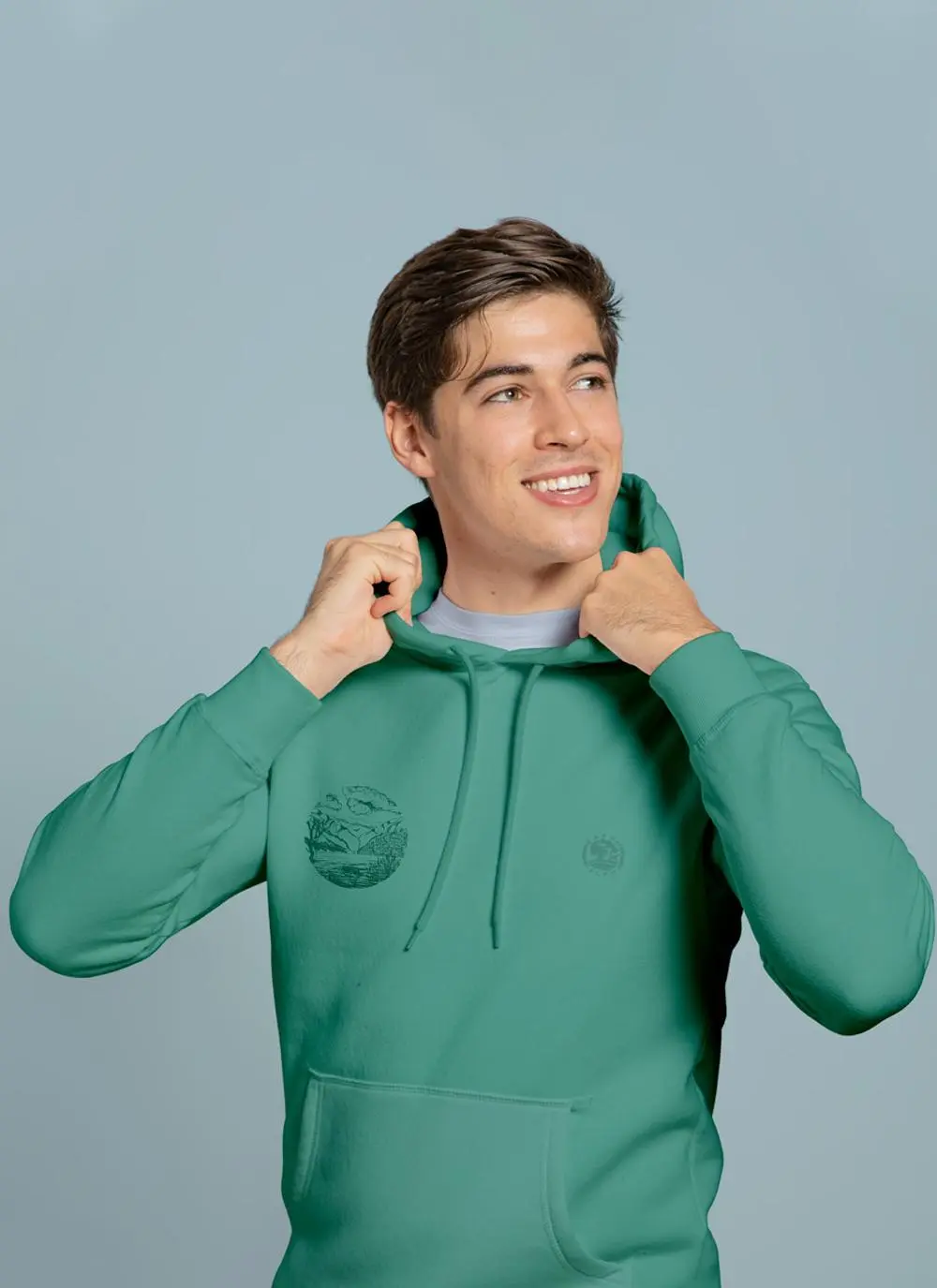 Unisex Mountain Graphic Sustainable Hoodie
