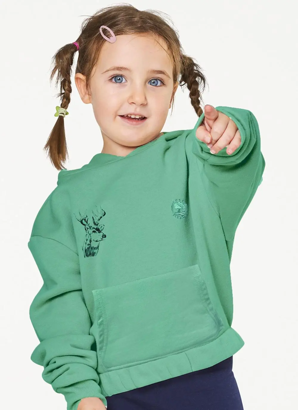 Kids' Stag Graphic Sustainable Hoodie