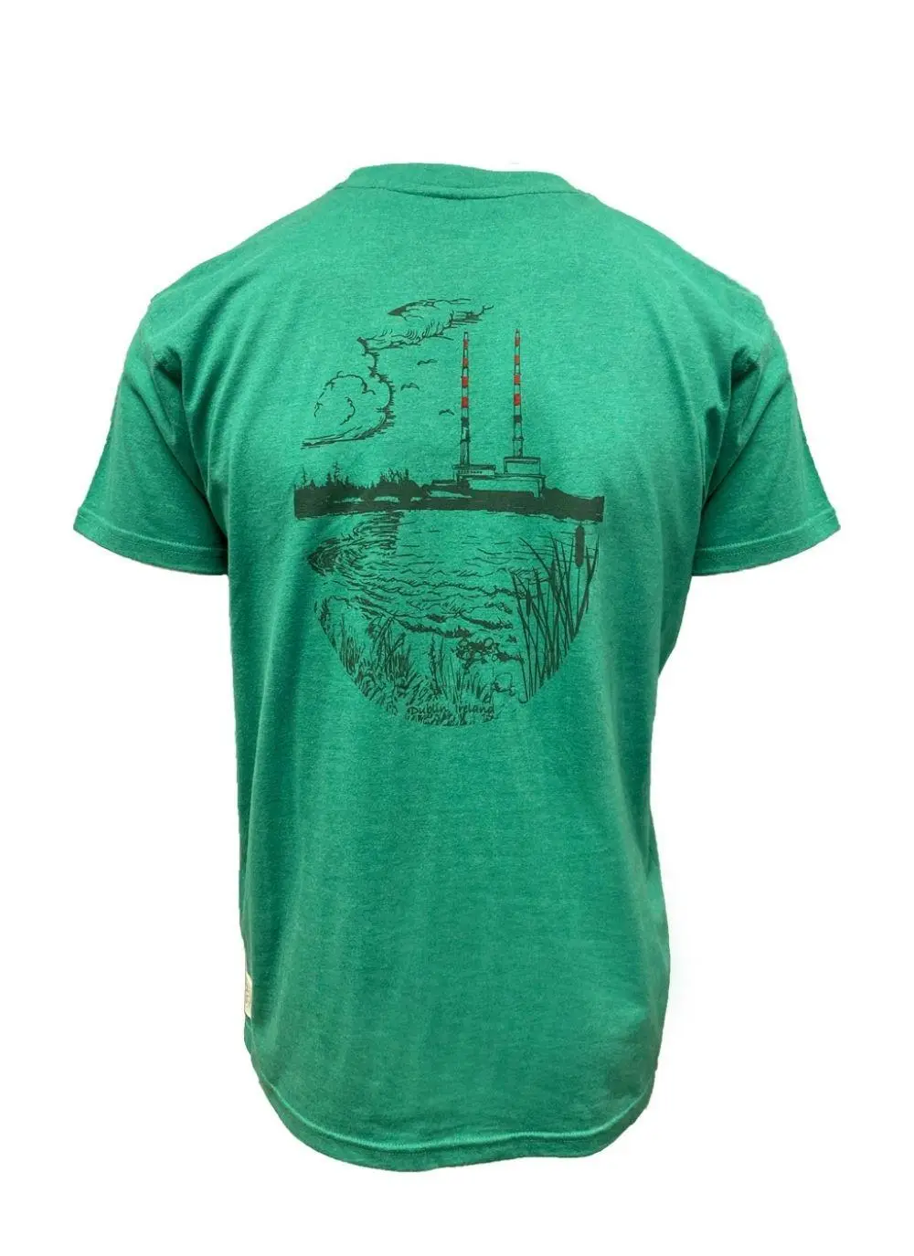 Unisex Poolbeg Chimneys Graphic Sustainable T-Shirt