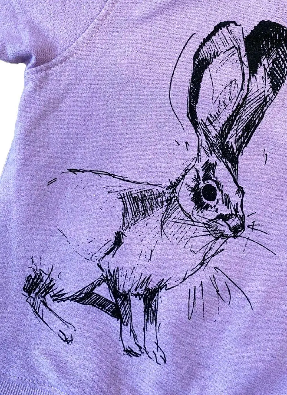 Kids' Hare Graphic Sustainable Hoodie