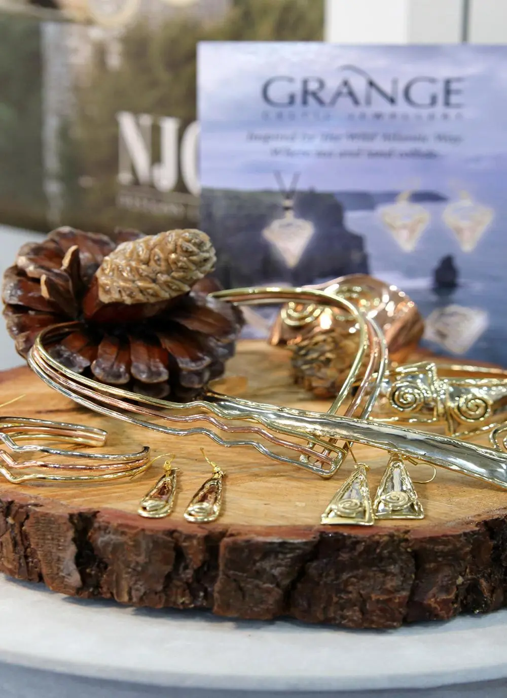 Spiral Drop Earrings