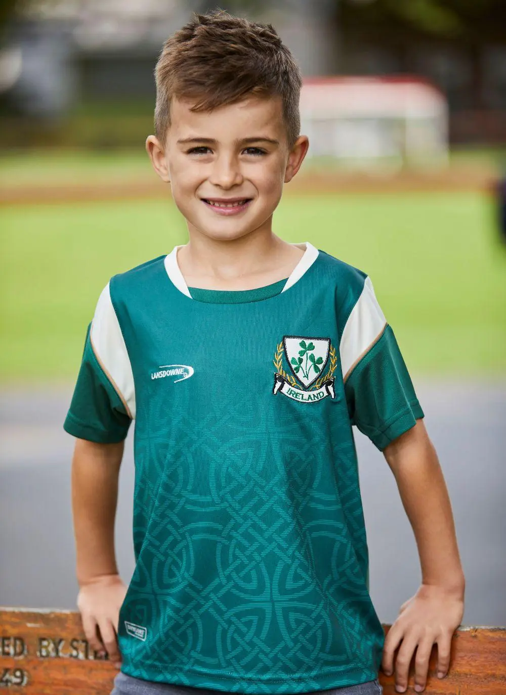 Kids Lansdowne Shamrock Crest Performance T-Shirt
