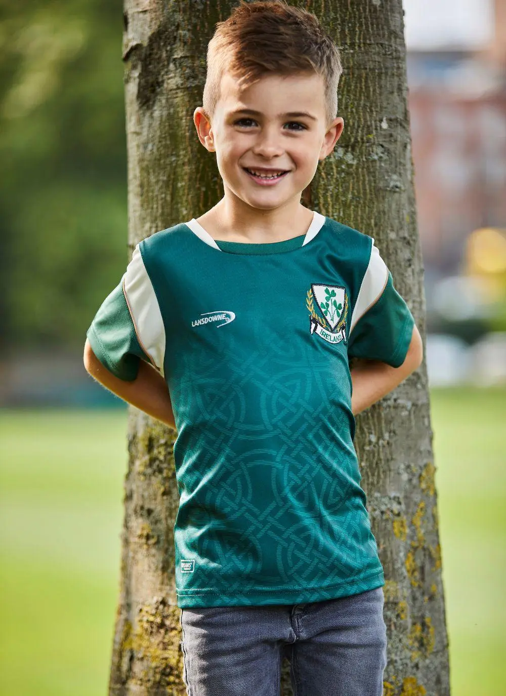 Kids Lansdowne Shamrock Crest Performance T-Shirt