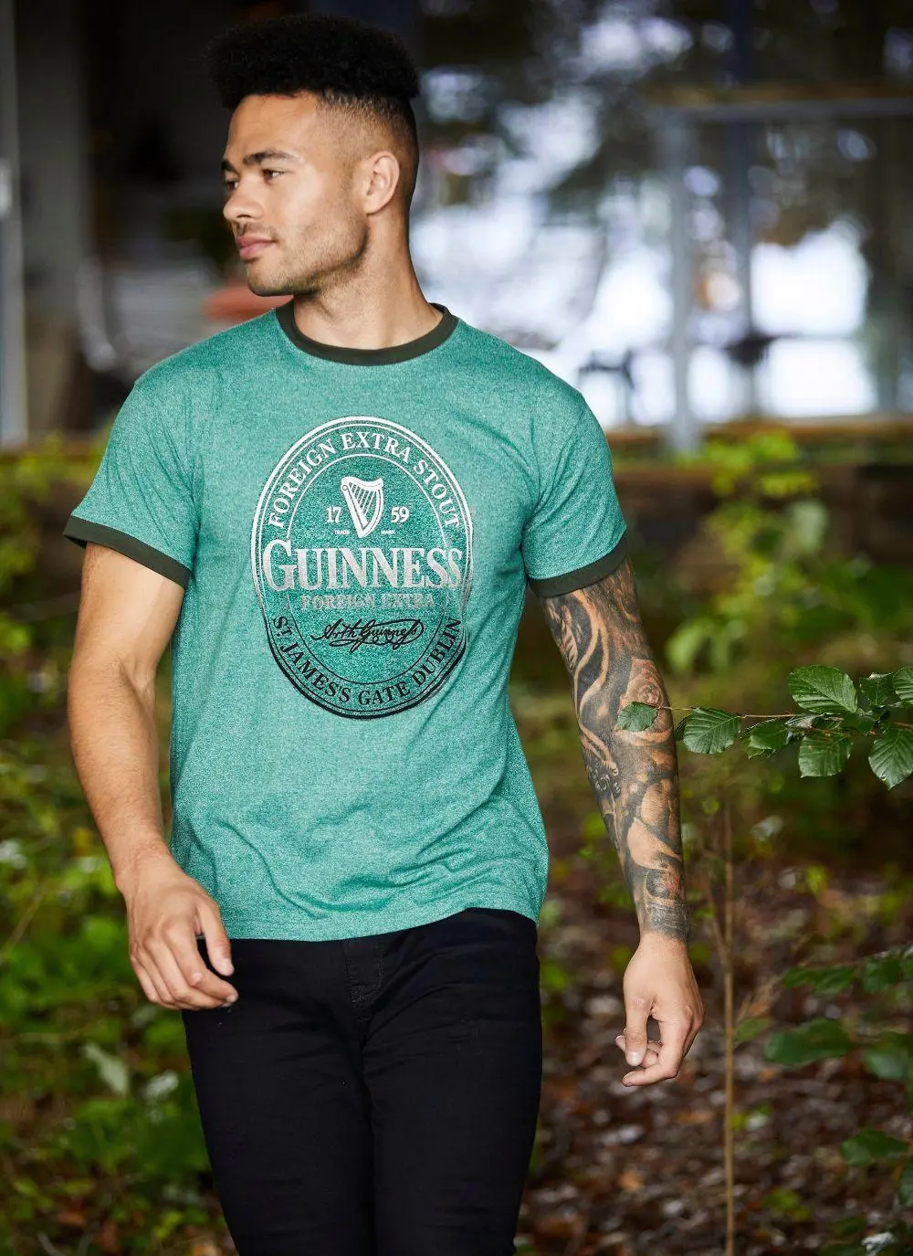 Green Guinness Label T-Shirt