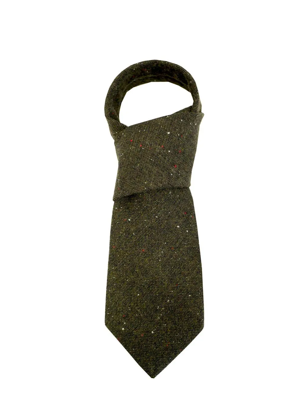 Green Tweed Tie