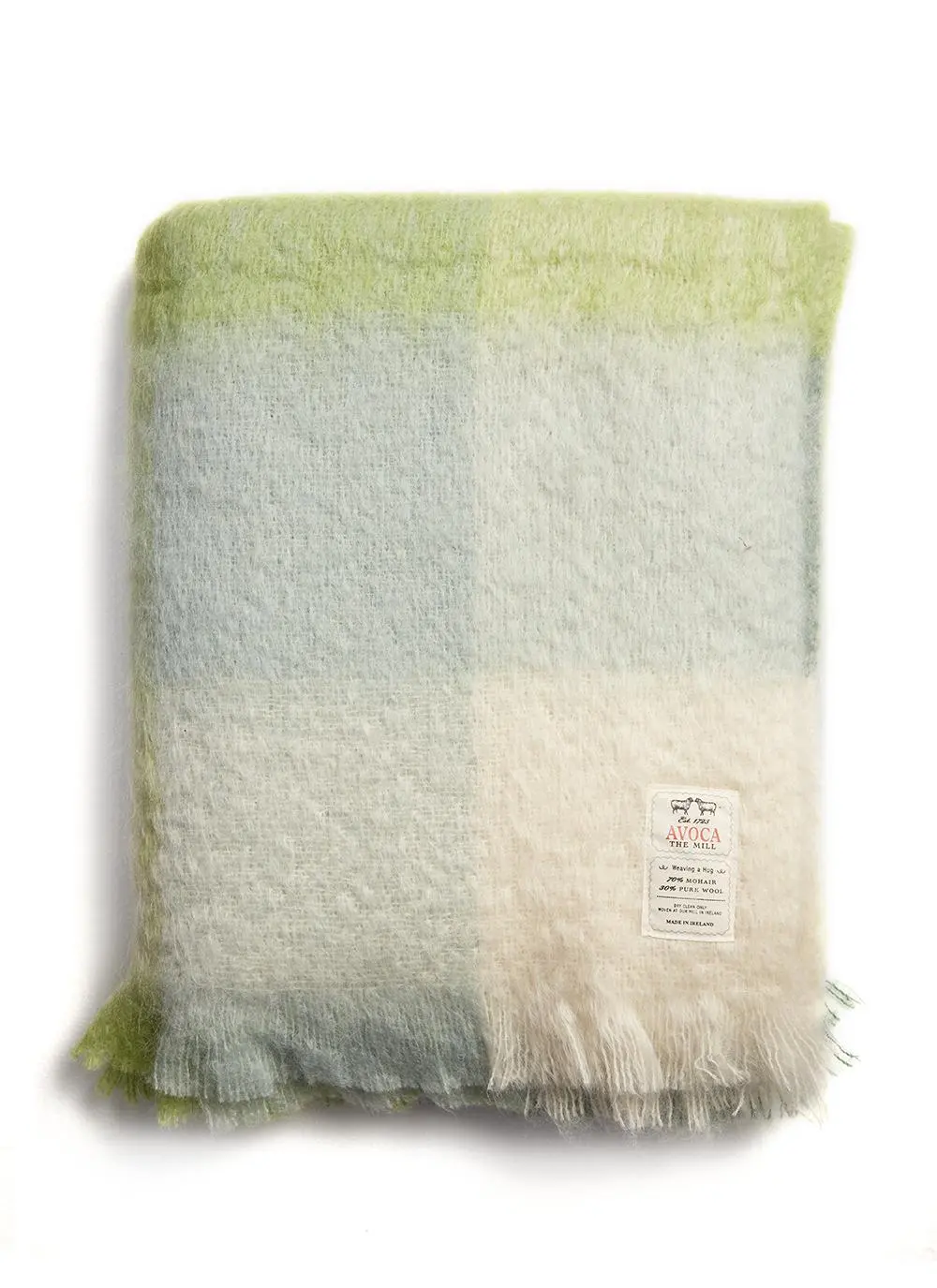 Greener Days Are Coming Mohair Throw