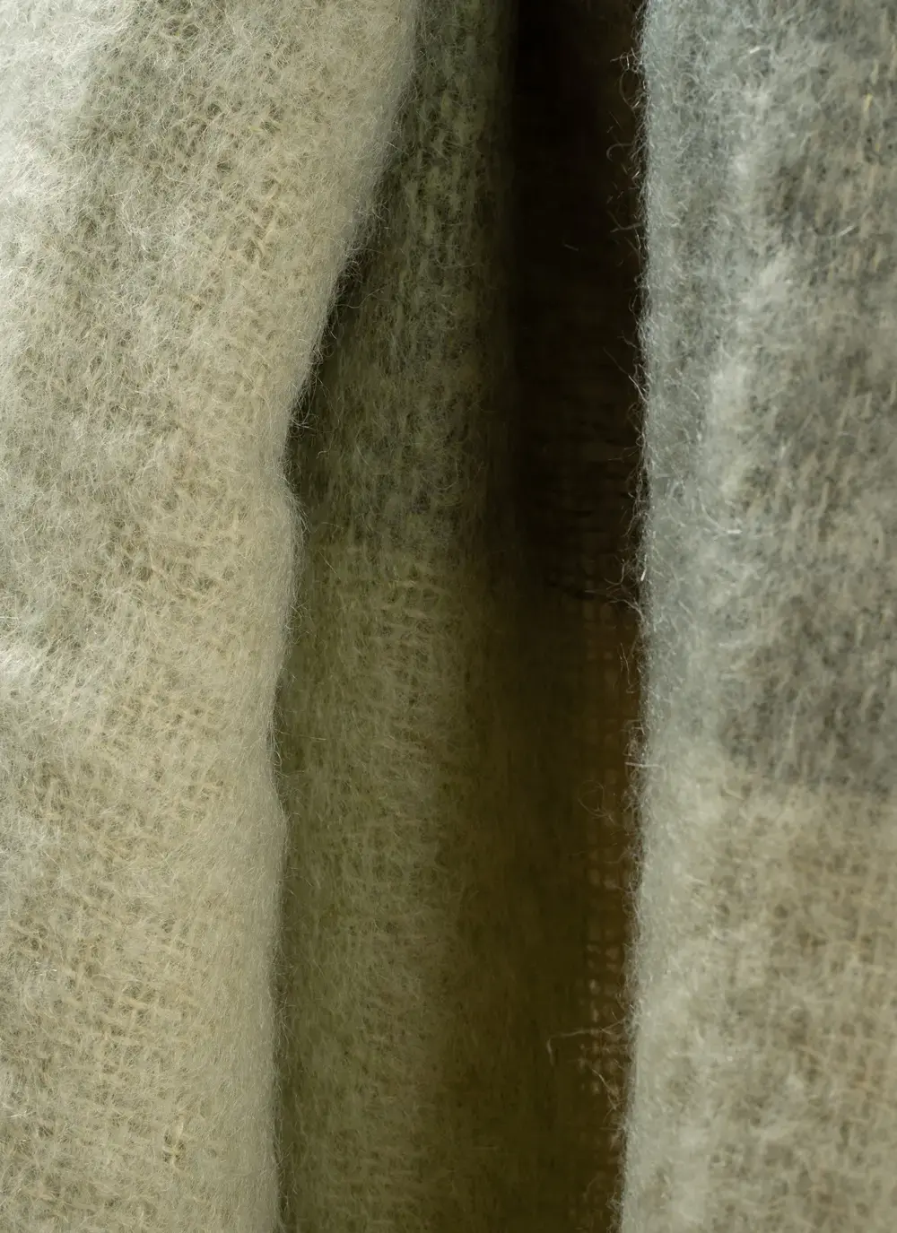 Green Mohair Throw