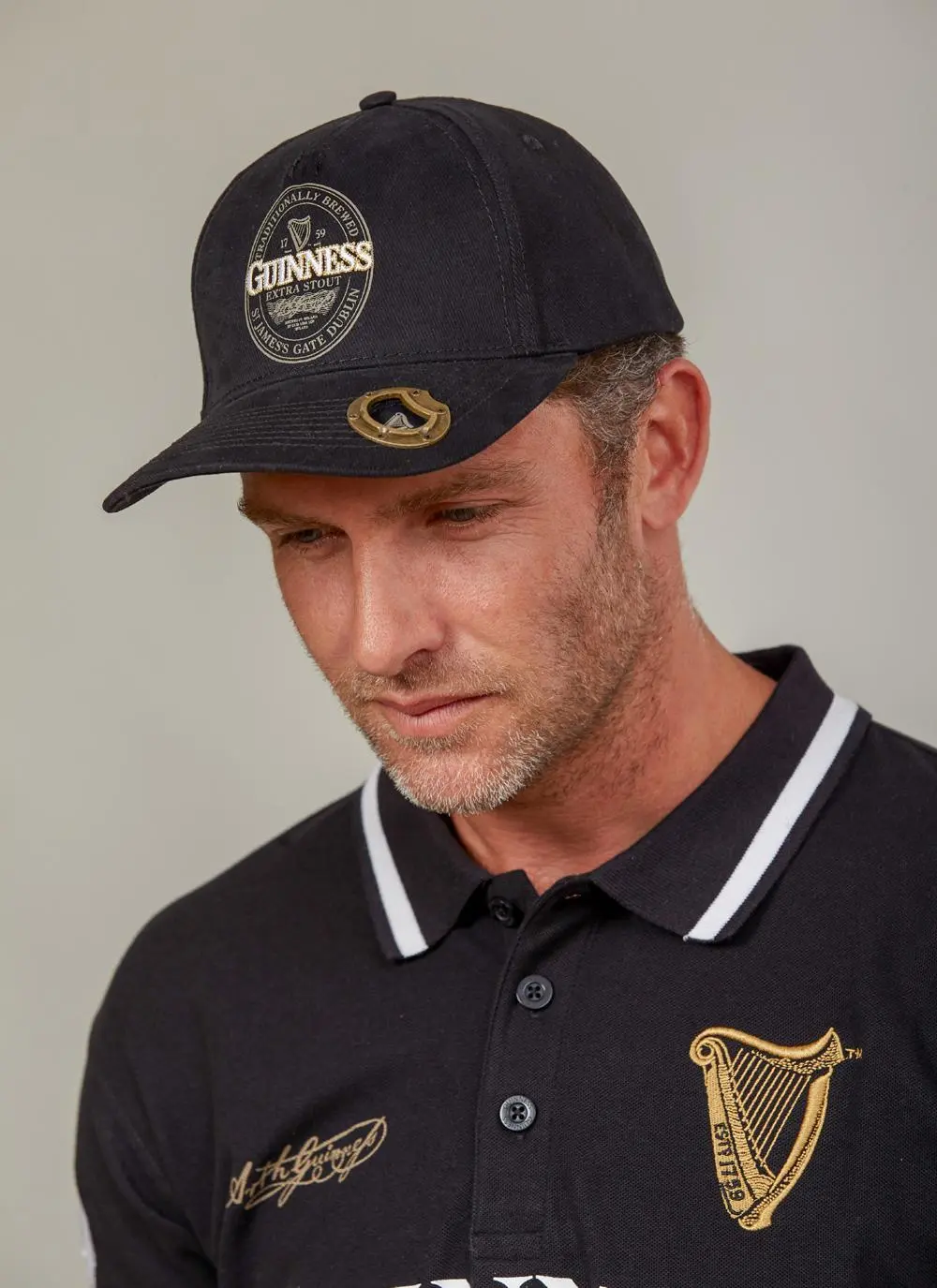 Guinness Extra Stout Bottle Opener Baseball Cap