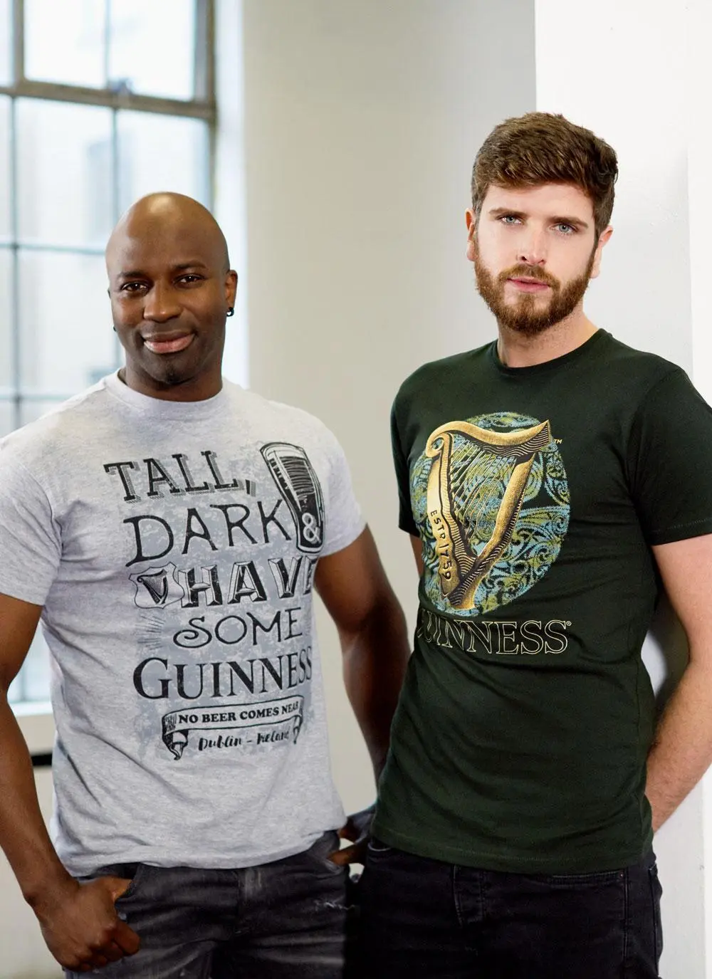 Guinness Harp & Celtic Circle Bottle Green T-Shirt