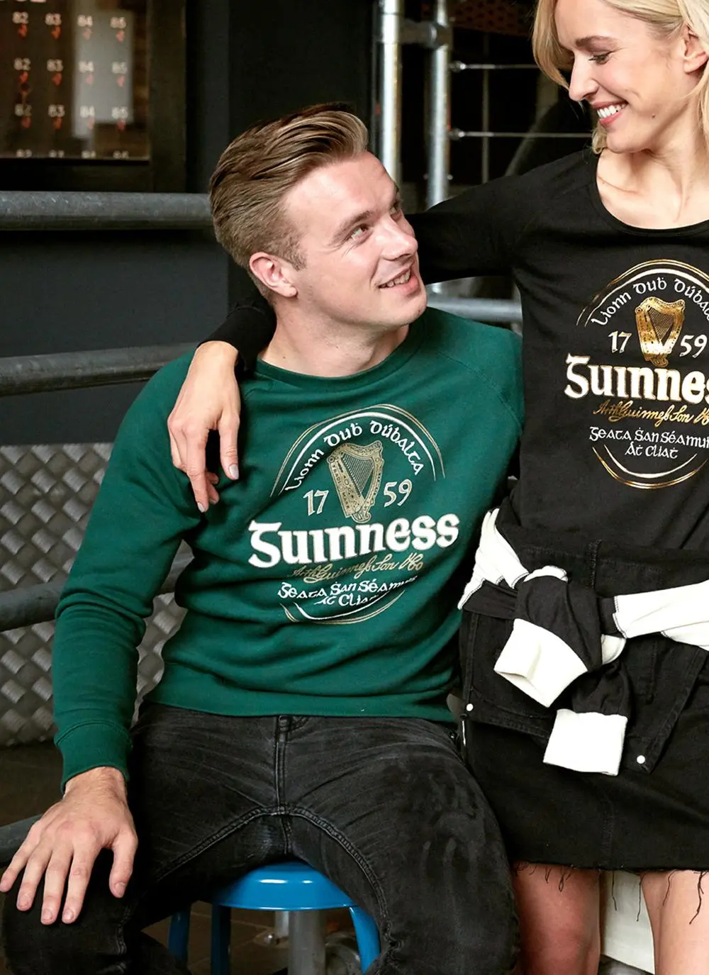 Guinness Irish Label Green Sweatshirt