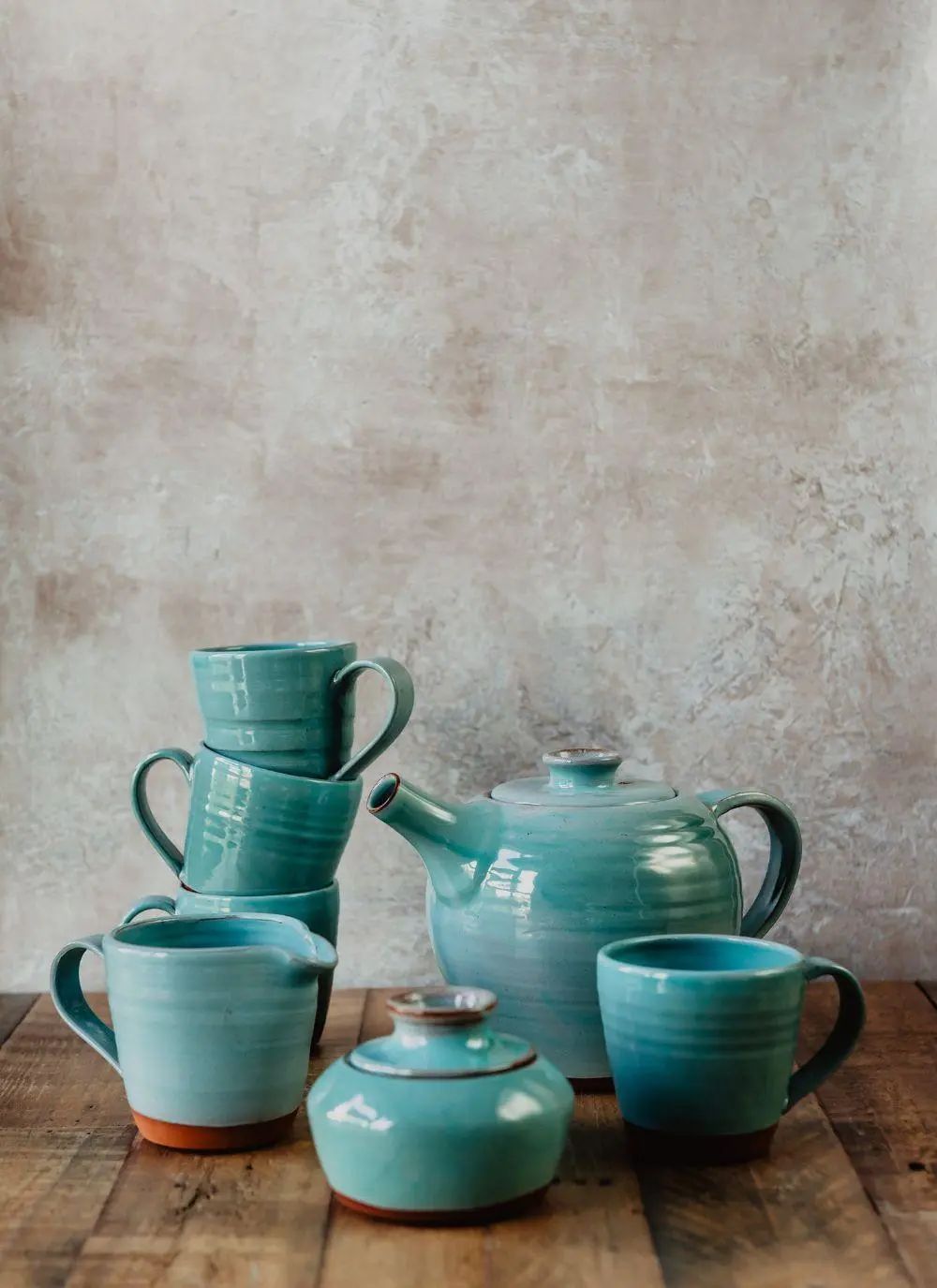 Ceramic Tea Set for Four