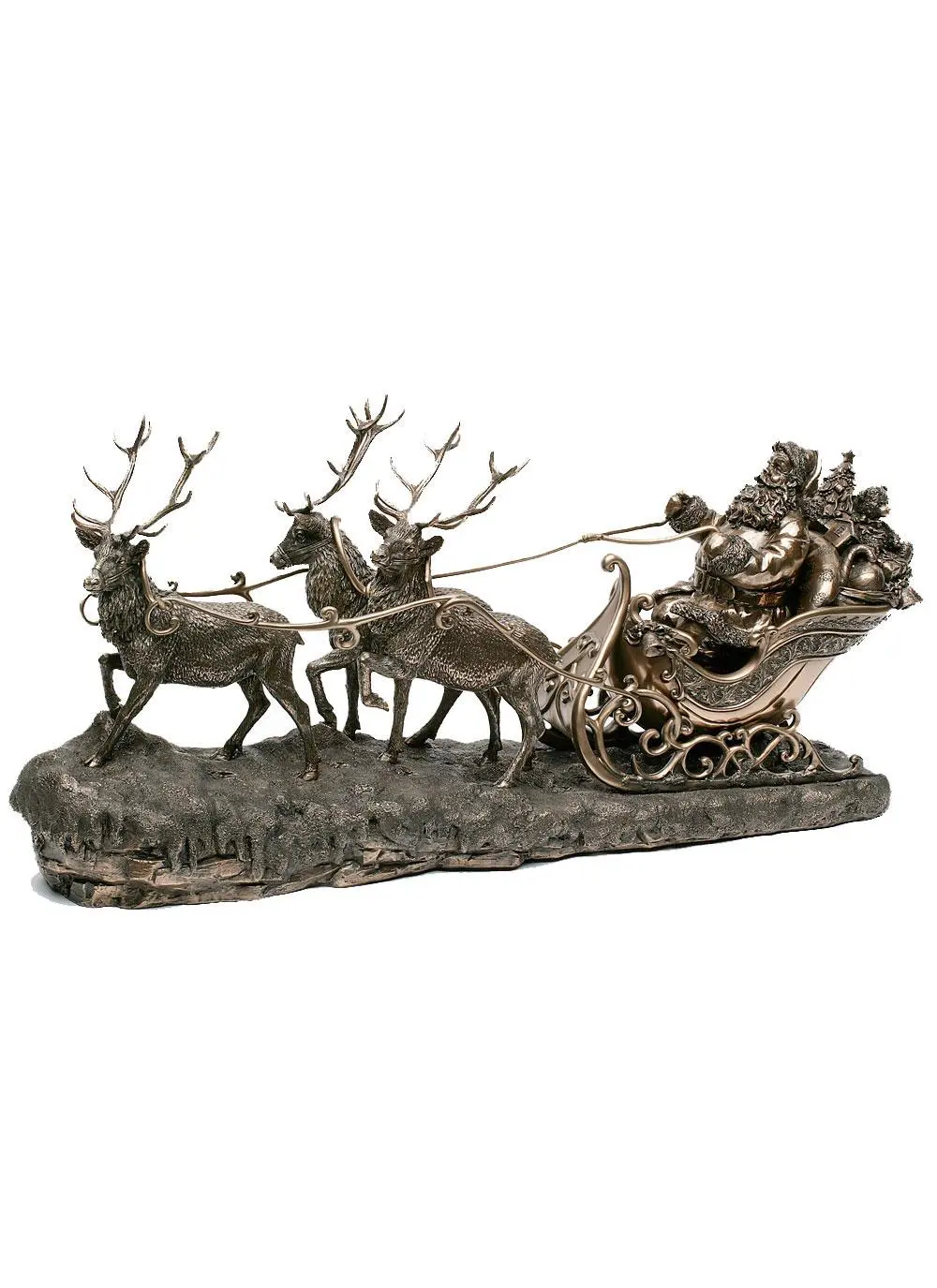 Santa on Sleigh Figurine