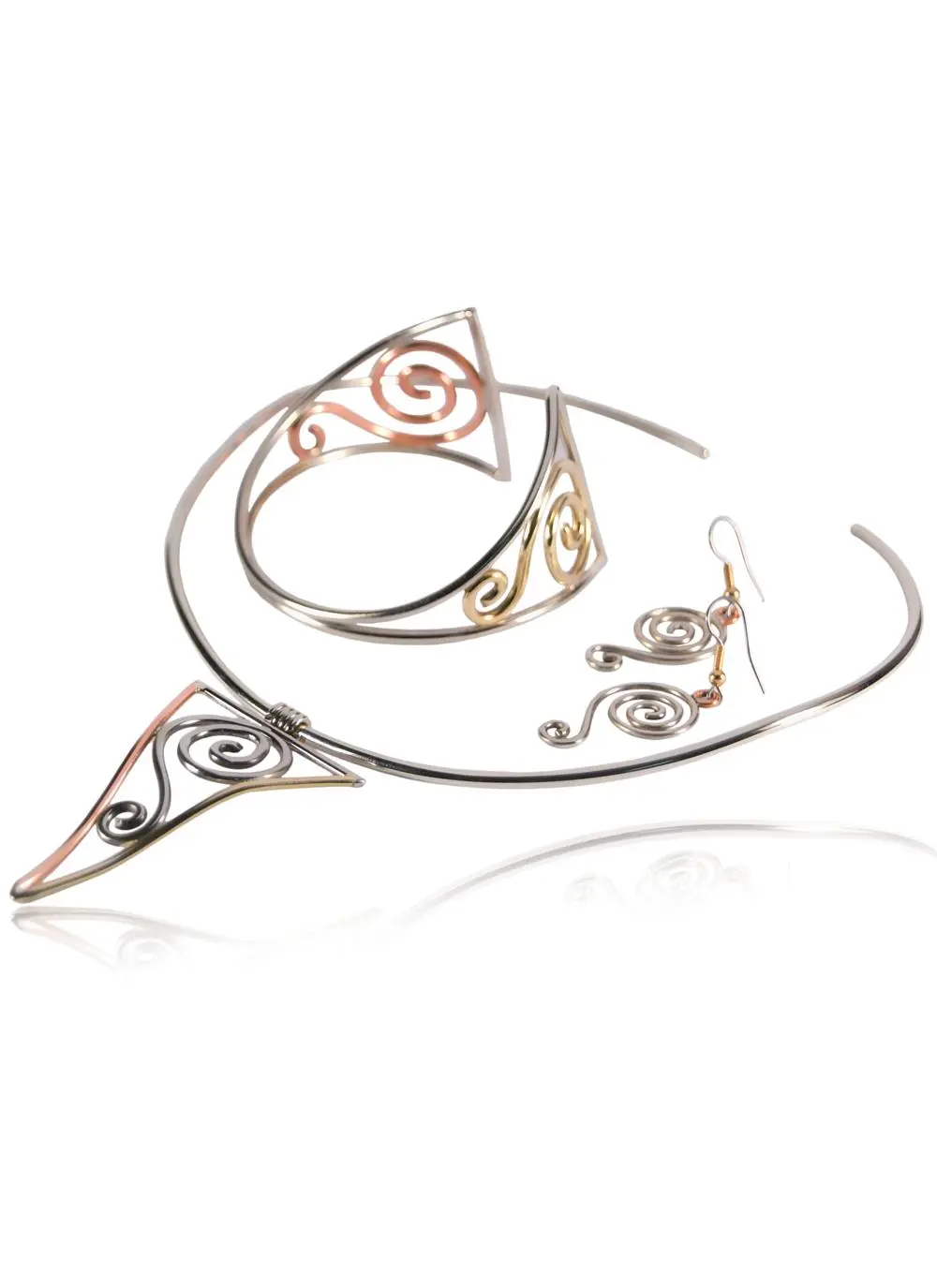 Celtic Spiral Mixed Jewellery Set