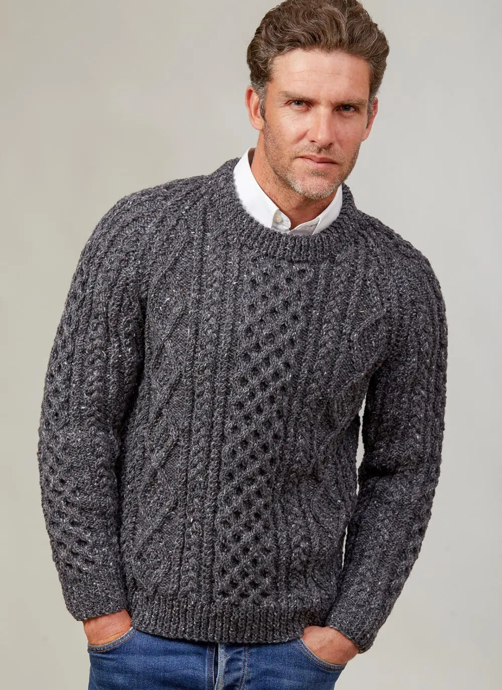 Hand-Knit Ardan Crew Sweater