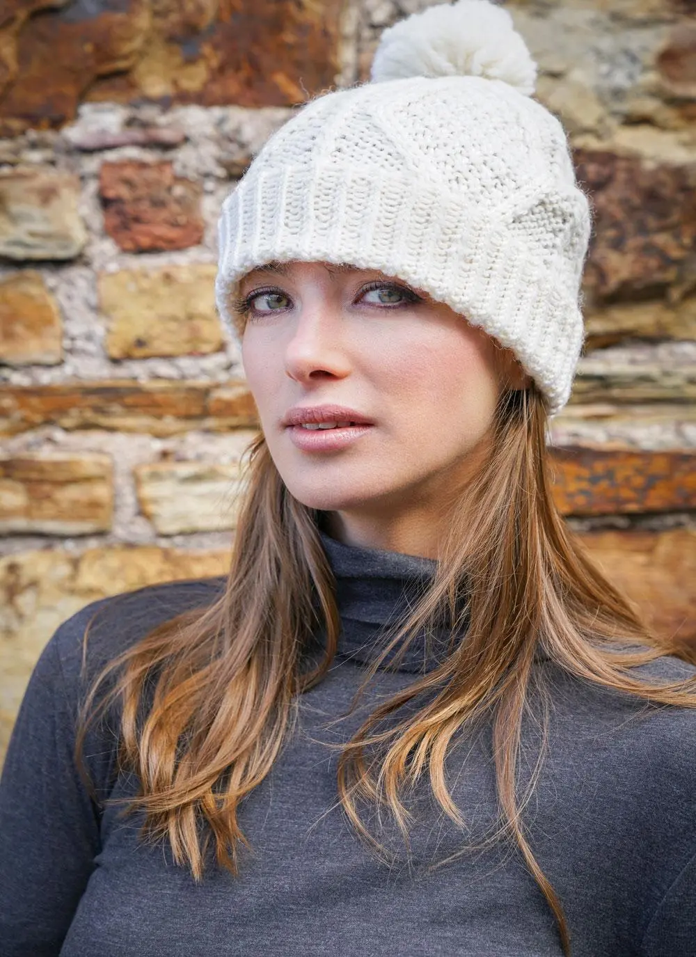 Hand-Knit Wool Beanie