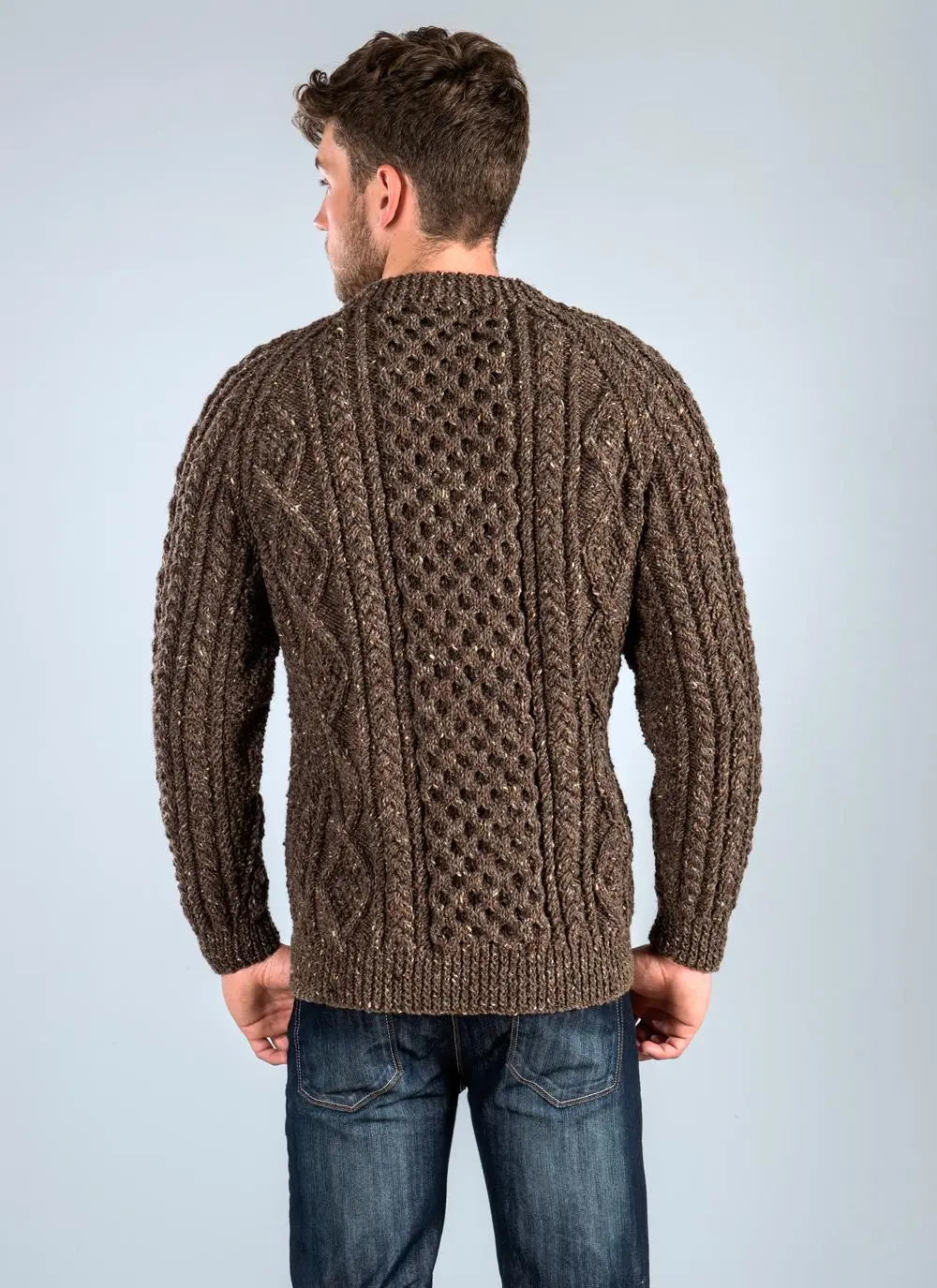 Hand-Knit Ardan Crew Sweater