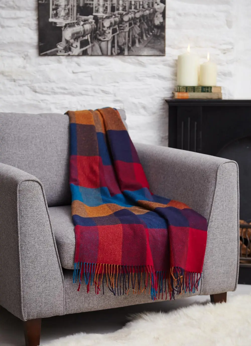 Harriet Lambswool Throw