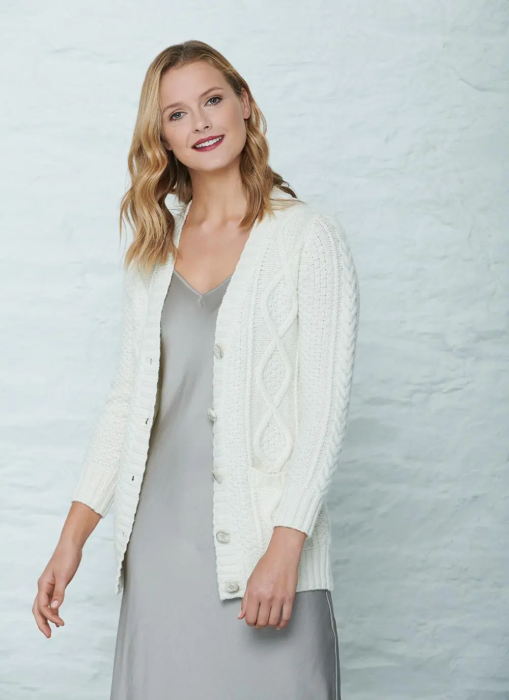 Hilary Aran Cable Cardigan