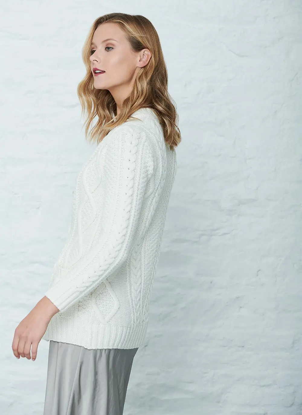 Hilary Aran Cable Cardigan