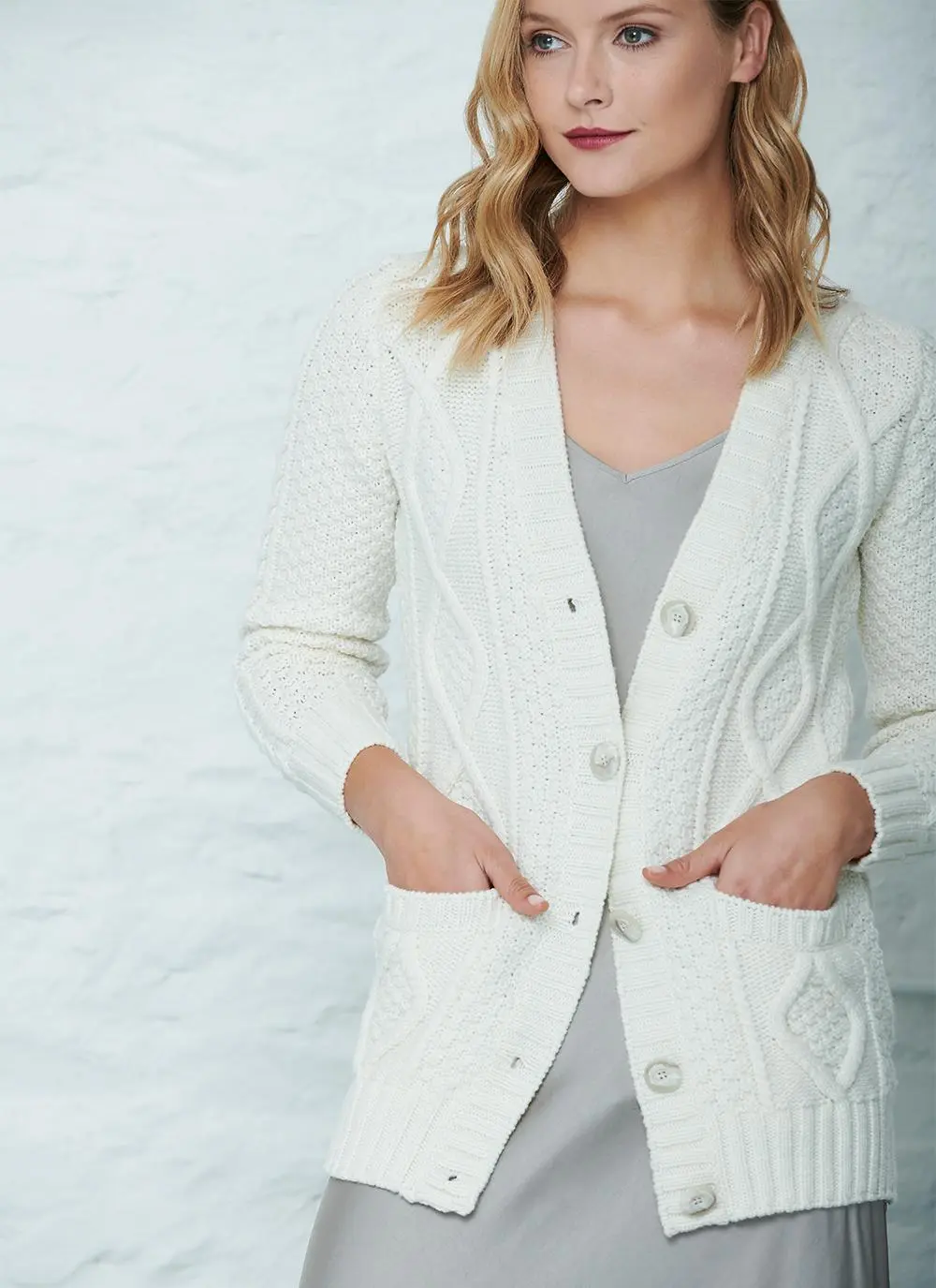Hilary Aran Cable Cardigan