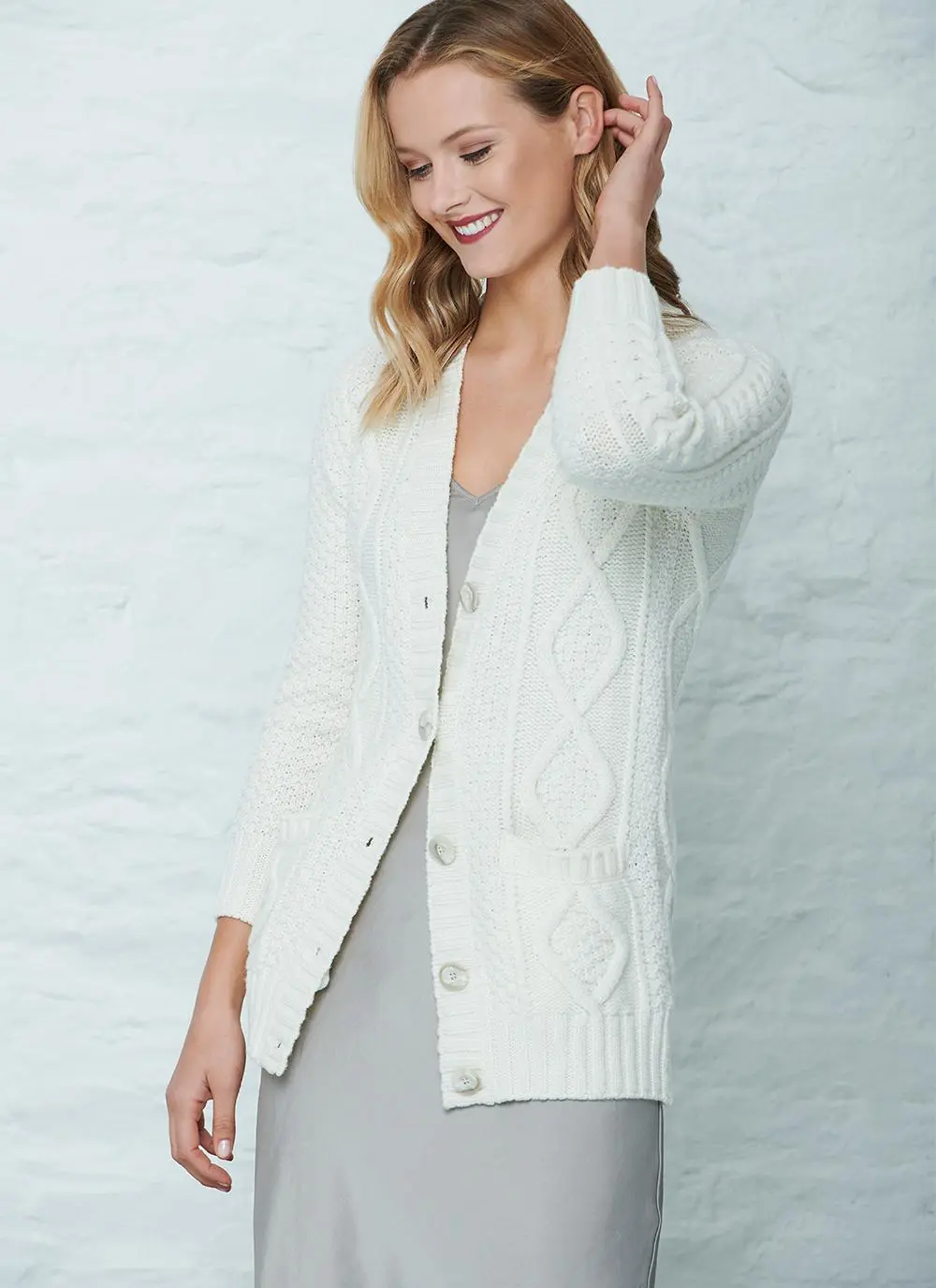 Hilary Aran Cable Cardigan