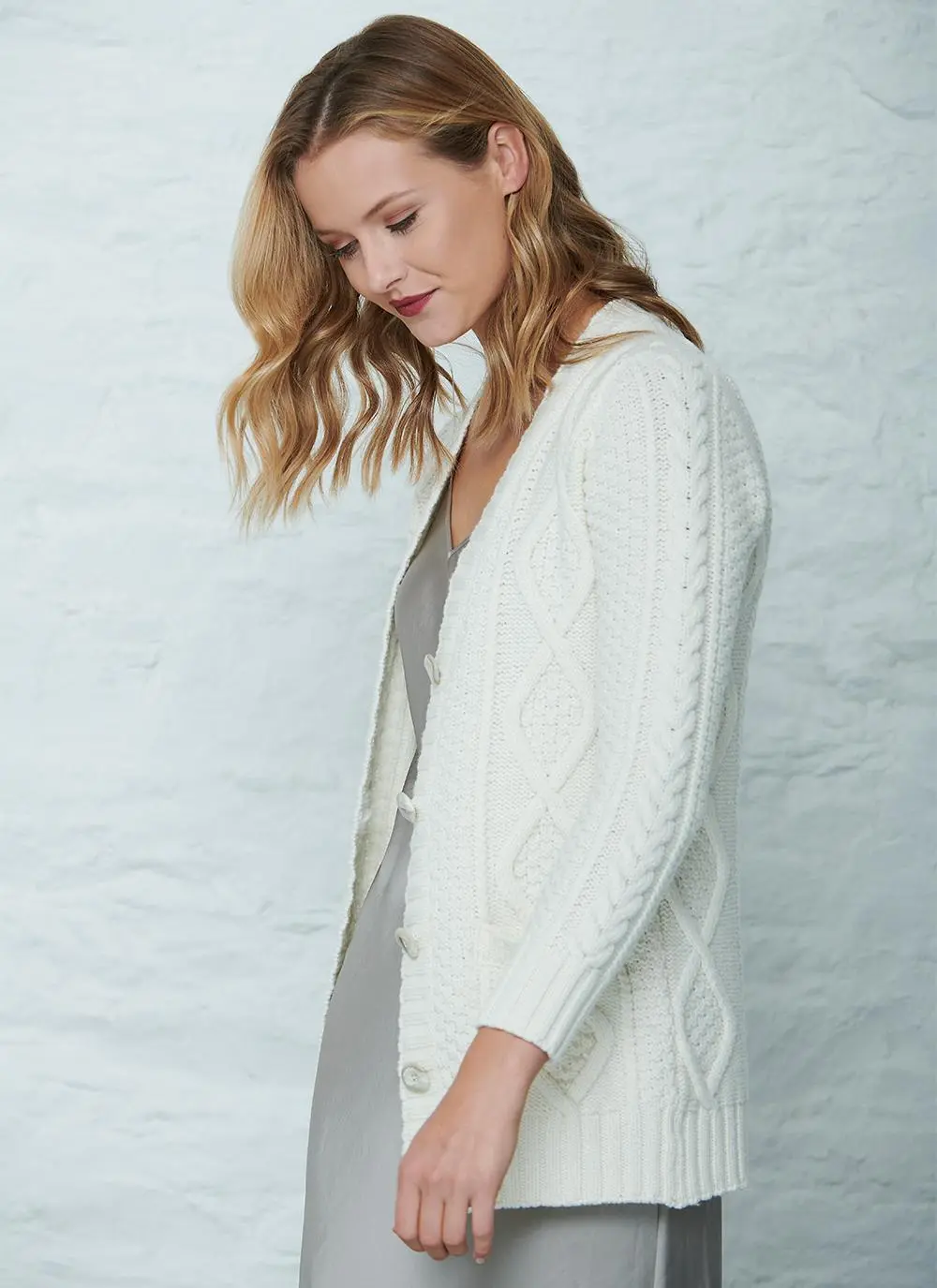 Hilary Aran Cable Cardigan