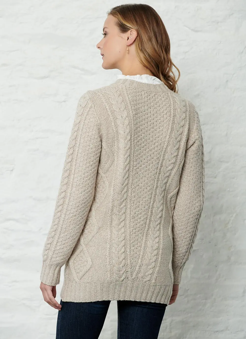 Hilary Aran Cable Cardigan