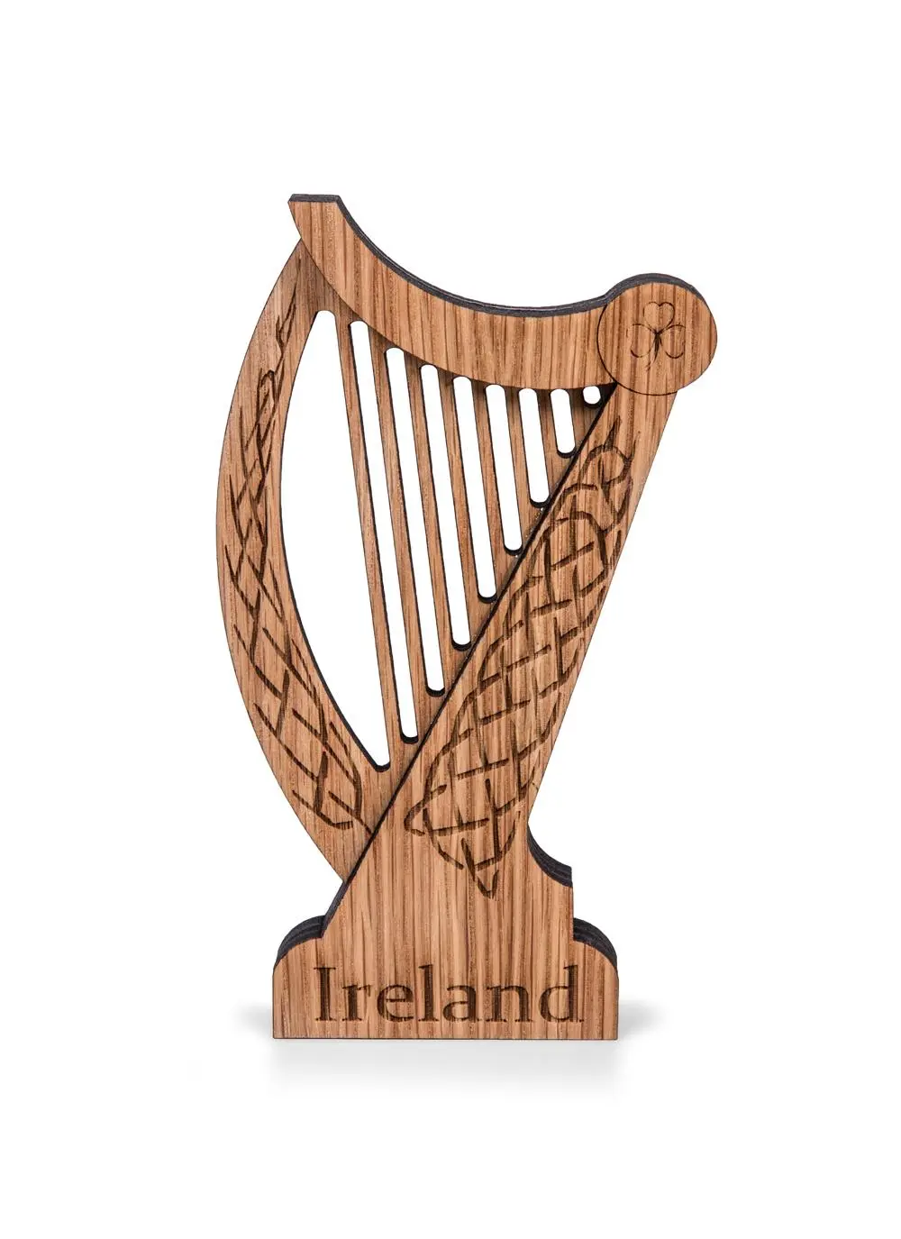 Irish Oak Harp Ornament