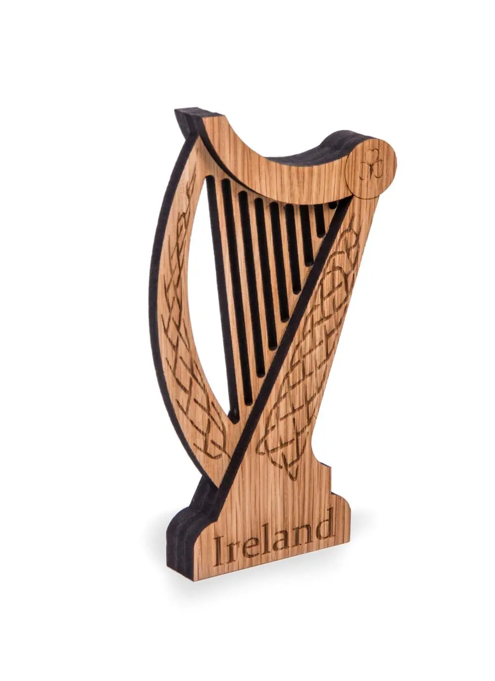 Irish Oak Harp Ornament