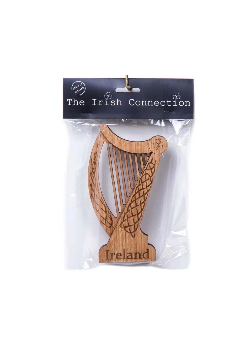 Irish Oak Harp Ornament