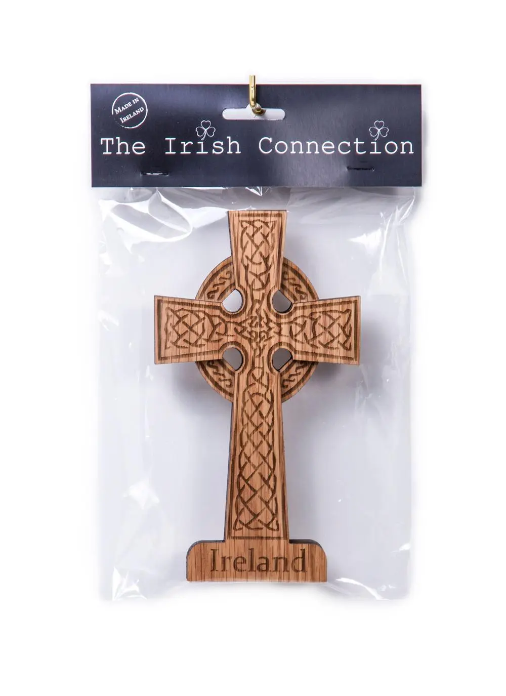 Irish Oak High Cross Ornament